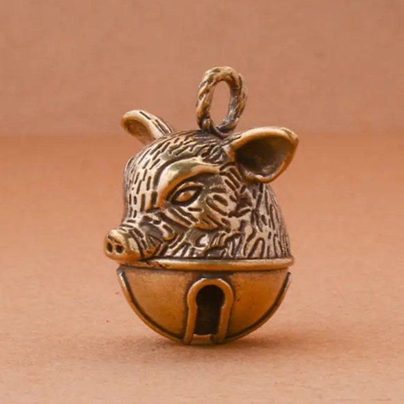 Solid brass PIG bell - Picture 4 of 7